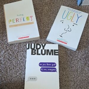 Set of Three Books: Judy Blume, Finding Perfect, Ugly